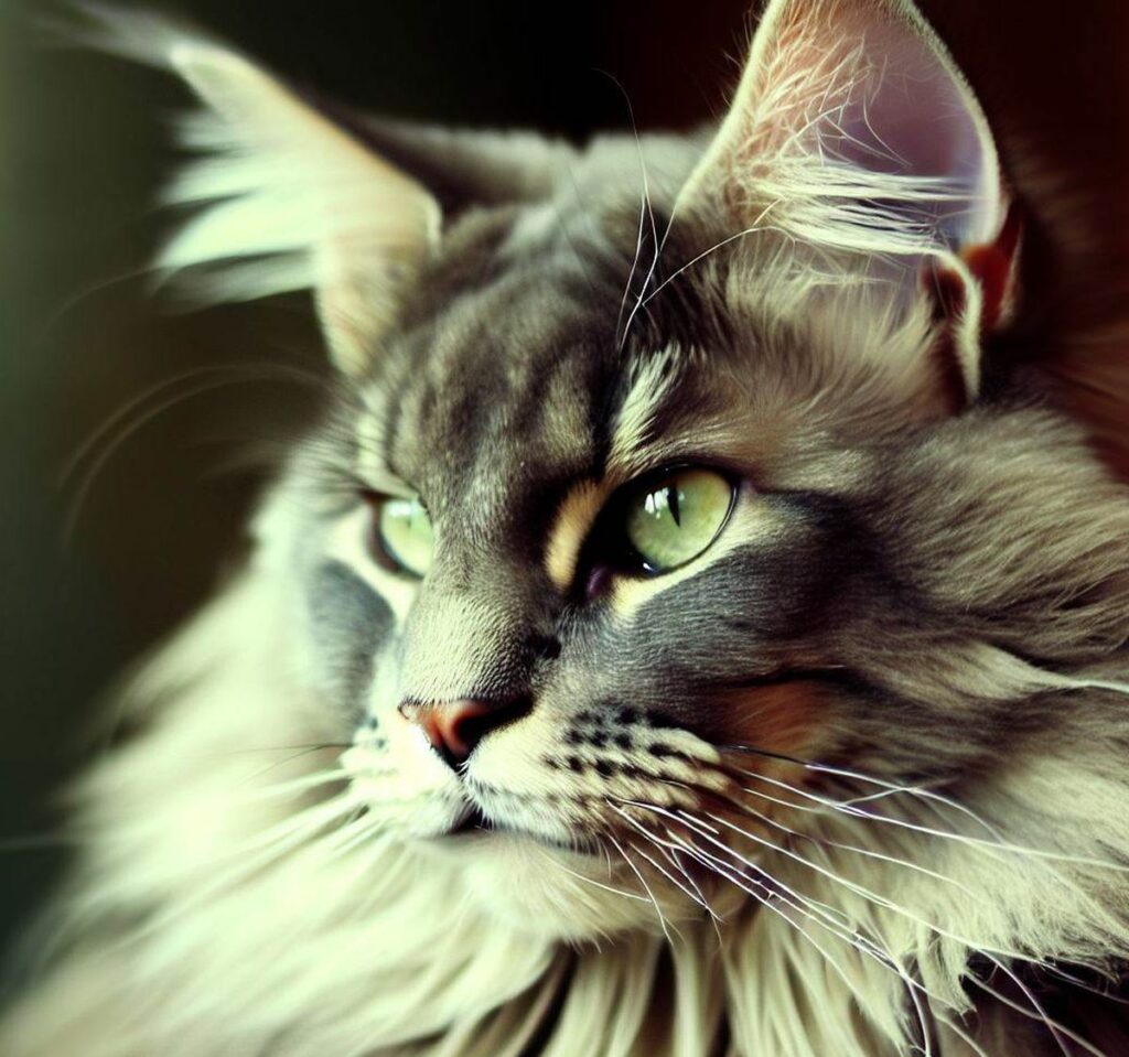 Portrait Maine Coon