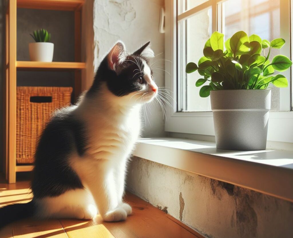 chat plante toxique