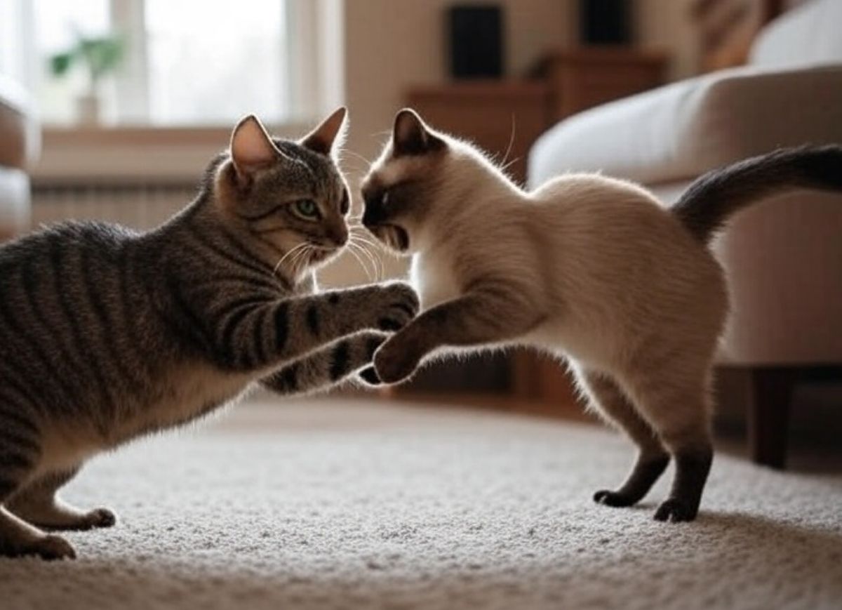 Mes chats ne s'entendent plus que faire pour rétablir l'harmonie