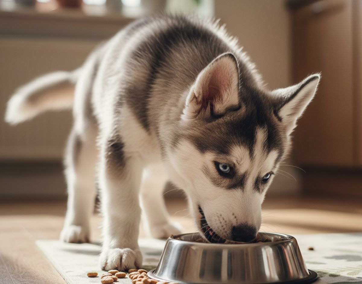 Meilleure croquette pour chiot husky