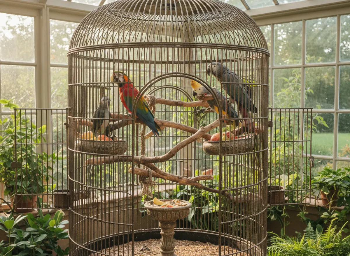 Où trouver une cage perroquet xxl pas chère