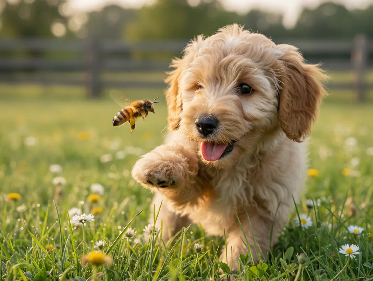Piqûre d’abeille sur un chien