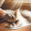Pourquoi mon chat dort dans sa litière